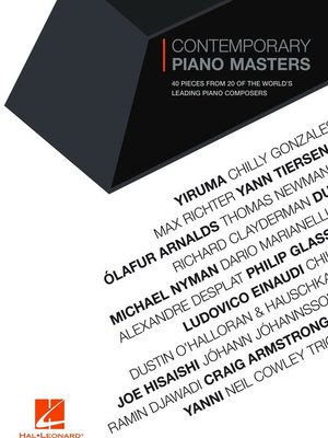cover image of Contemporary Piano Masters